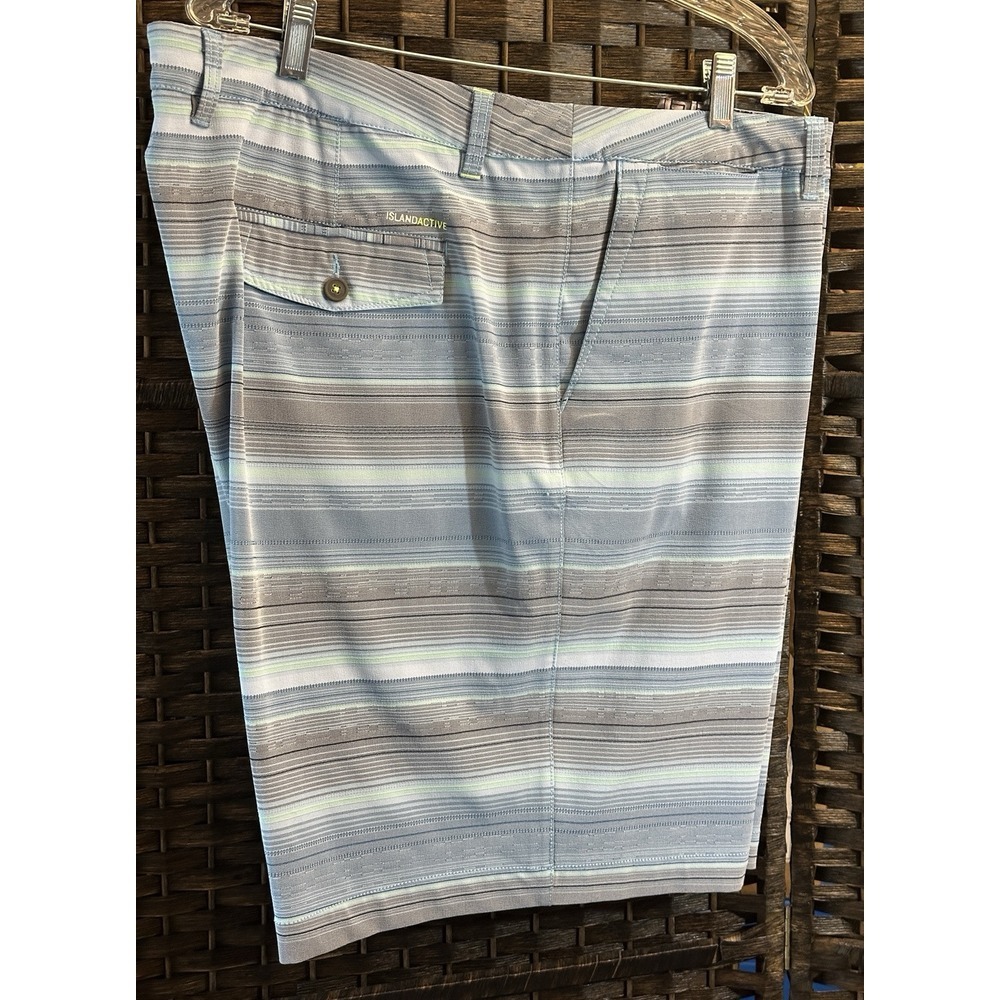 Tommy Bahama Mens Plaid Polyester Shorts 42 Island Active Lightweight - Picture 1 of 7